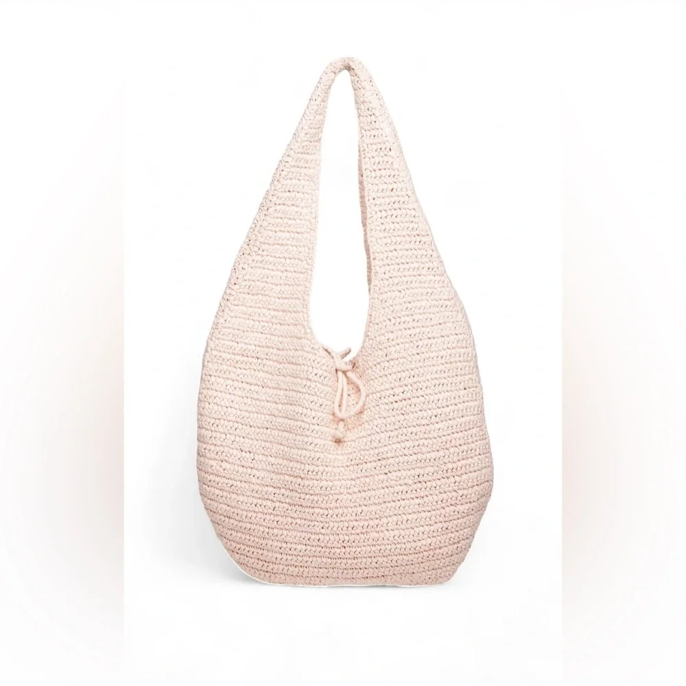 Saks Walter Baker Issey Raffia Hobo in color natural‎ w/dust bag, NWT